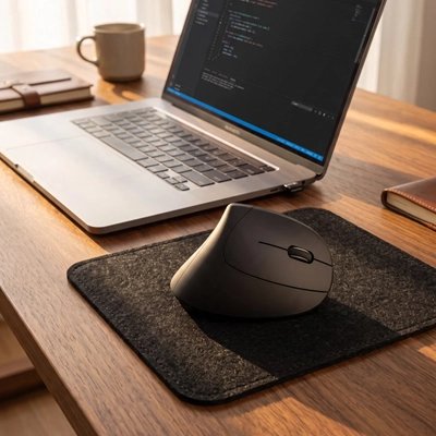 Souris verticale moderne noire optique