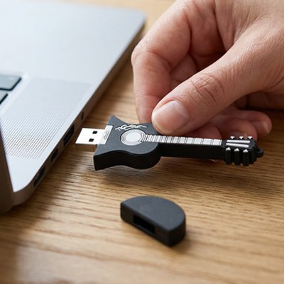 Clé usb 64 go guitare porte-clé