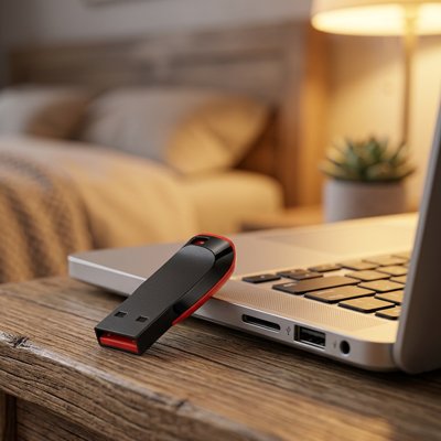Cle usb 64 go​ noir rouge