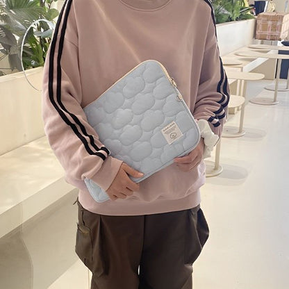 Housse pour ordinateur bleu clair nuage