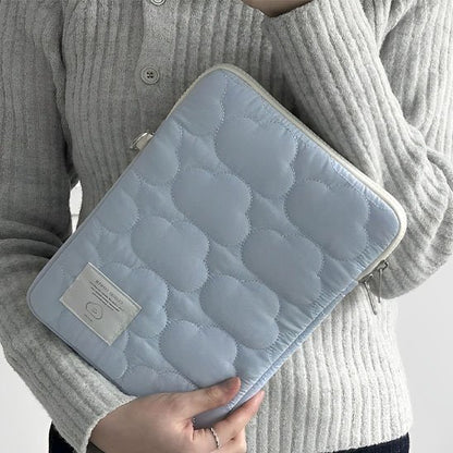 Housse pour ordinateur bleu clair
