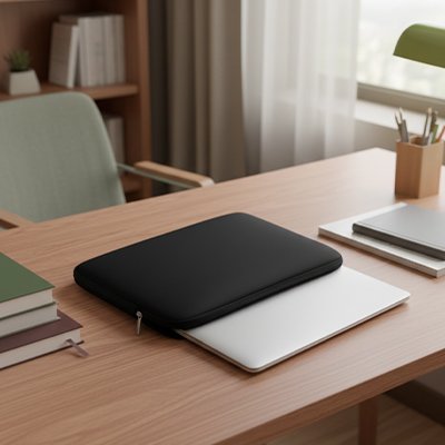 Housse pour ordinateur simple noire