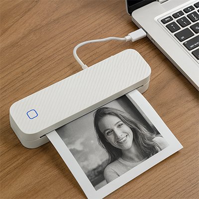 Imprimante thermique A4 bluetooth connexion pc