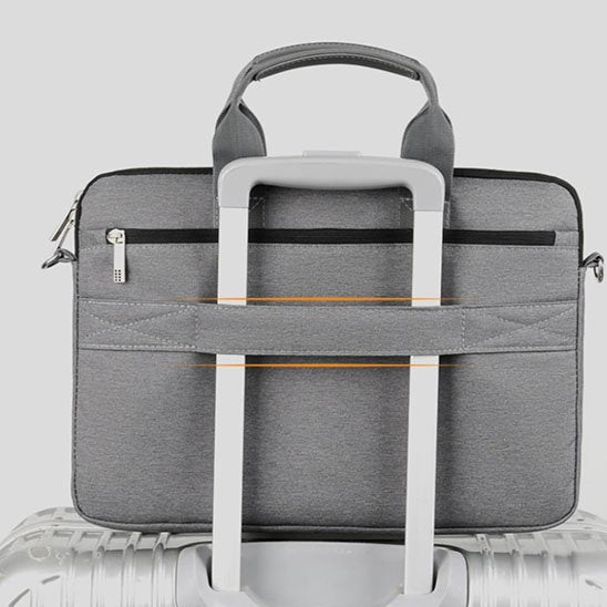 Pochette ordinateur transport valise gris