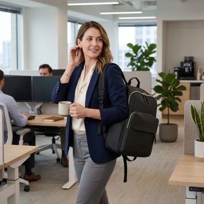 Sac a dos ordinateur portable noir