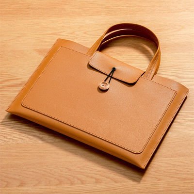 Sac ordinateur femme bouton fermoir