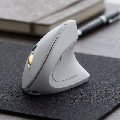 Souris bluetooth blanche verticale