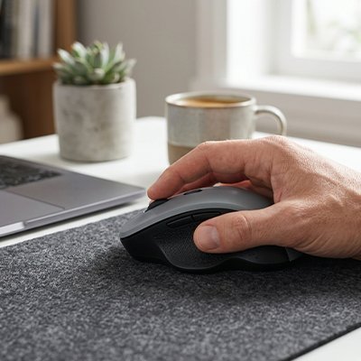 Souris sans fil bluetooth gris