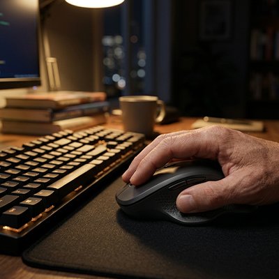 Souris sans fil bluetooth toutes surfaces