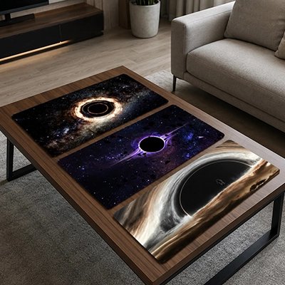 Sous main bureau designs astronomiques