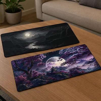 Sous main bureau nuit noire nuit rose