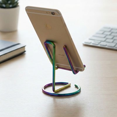 Support telephone bureau​ solide multicolore
