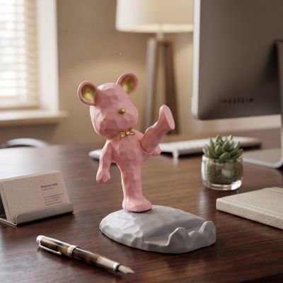 Support telephone ours rose compact