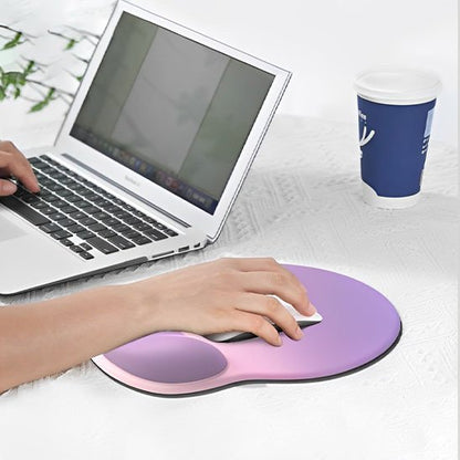 Tapis de souris ergonomique rose violet