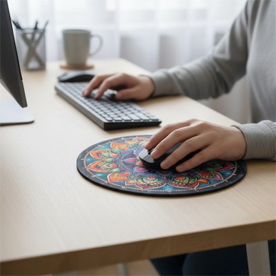 Tapis de souris motif mandala